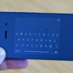 Since the Light Phone 2's screen is so small, you can only text in landscape mode.